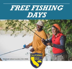 Read more about the article Free Fishing Days for 2023 are Saturday, July 1 and Saturday, September 2.